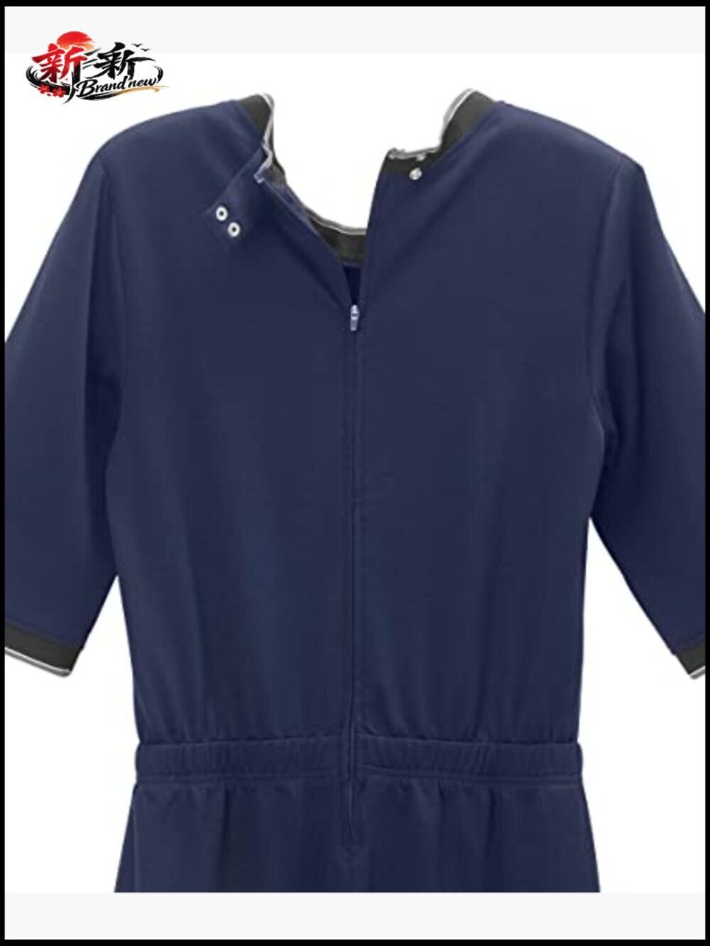 Adaptive Jumpsuit for Seniors with Back-Zip Anti-Strip Design - Picture 2 of 7